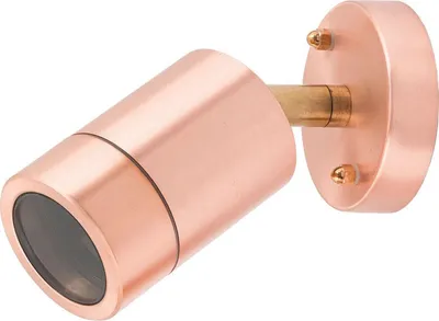 Produktbild von Strahler außen IP54 GU10 Kupfer aus Echt-Messing Modern Terrasse Haus Außenstrahler