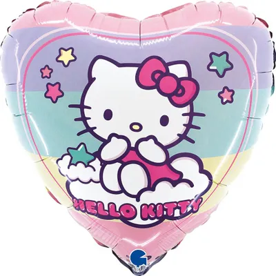 Produktbild von Hello Kitty Rainbow Folienballon 46 cm