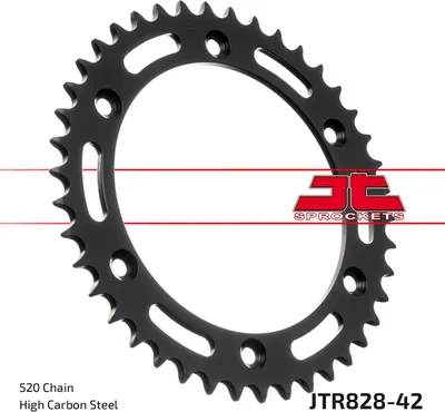 Produktbild von JTSPROCKETS Kettenrad JTR828.42 Hinten Kohlenstoffstahl