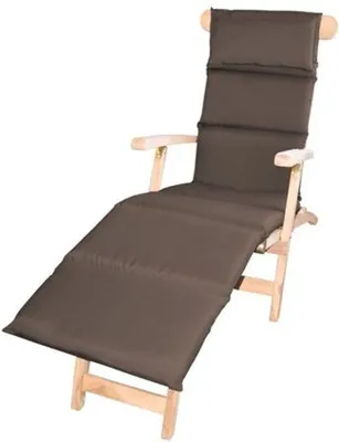 Produktbild von Polster-Auflage für Sonnenliege mit Kopfkissen Rollstepp-Deckchair Gartenliege