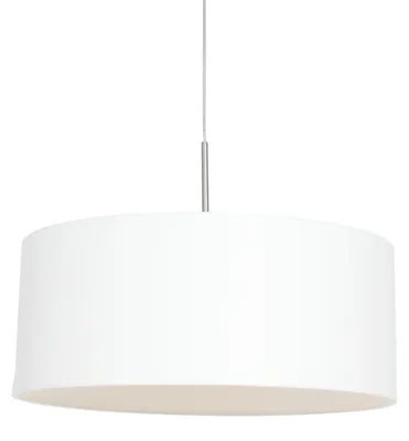 Immagine prodotto di Lampada a sospensione - bianco - Sparkled Light - metallo tessile - Ø 50cm - E27 - 9889ST - Steinhauer