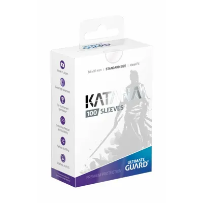 Produktbild von Ultimate Guard Katana Sleeves Standardgröße Transparent (100)
