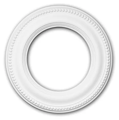 Image de Profhome 156006 Rosace Élement pour plafond Élement décorative Ø 33 cm