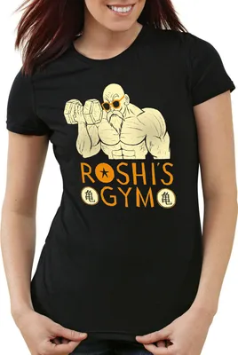 Produktbild von style3 Roshi Dragon Master T-Shirt Damen turtle ball z songoku, Größe:M