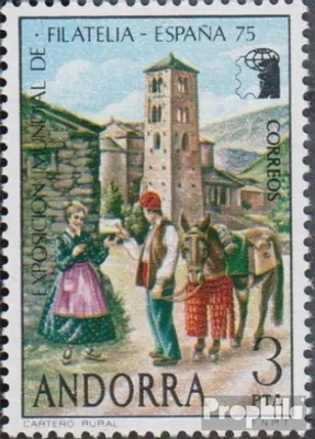 Produktbild von Briefmarken Andorra - Spanische Post 1975 Mi 95 (kompl.Ausg.) postfrisch Briefmarkenausstellung