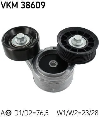 Produktbild von SKF VKM 38609 Spannrolle Keilrippenriemen für JEEP GRAND CHEROKEE III (WH, WK) für DODGE Nitro SUV