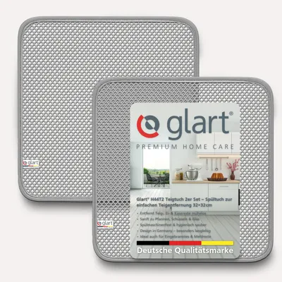 Produktbild von Glart H44T2 2er-Set Teigreinigungstuch 32x32cm für Schüsseln Besen Edelstahl
