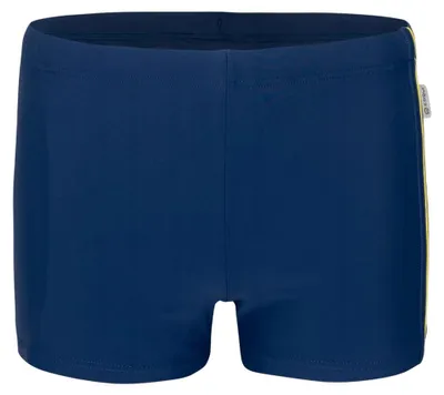 Productafbeelding van Coqui - "Emira" badshorts voor kinderen, model IG6392 (maat 140) (kleur: blauw/limoen)