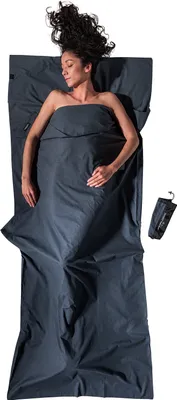 Immagine prodotto di TravelSheet in cotone organico dimensioni 220 x 90 cm colore grigio erica