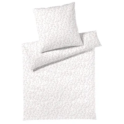 Produktbild von elegante Bettwäsche-Garnitur Mako-Jersey Enchante Farbe Puder Größe 155x220+80x80