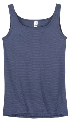 Produktbild von XXL Adamo Thermo Unterhemd navy-hellgrau gestreift