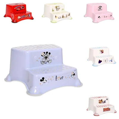 Produktbild von Lorelli Kinder Badhocker, zweistufig, Tritthocker, Gummi-Noppen, rutschfest blau