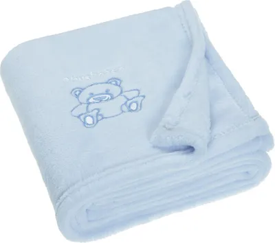 Produktbild von Fleece Decke Bear 100 x 150 cm blau