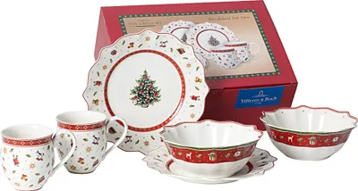 Produktbild von Villeroy & Boch Toy's Delight Breakfast for 2 weiss, Set 6tlg.