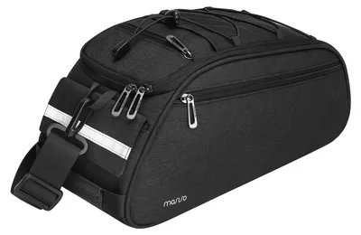 Produktbild von Wasserdichte Fahrradtasche für den Hintersitz (Schwarz)