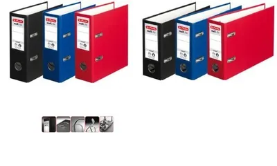 Produktbild von Zakladač pákový Herlitz maX.file A5 7,5cm na šírku modrý