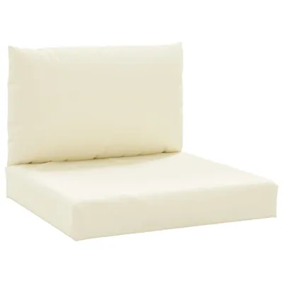 Immagine prodotto di vidaXL Cuscino Pallet 2 pezzi in tessuto Oxford bianco crema