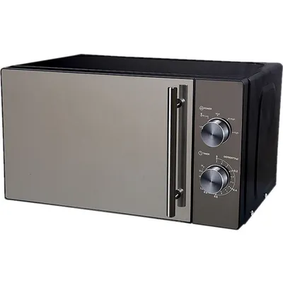 Produktbild von Koenic KMW 1221 B Mikrowelle, Glasdekor, 700 Watt, 20 l Volumen, 44 cm Breite