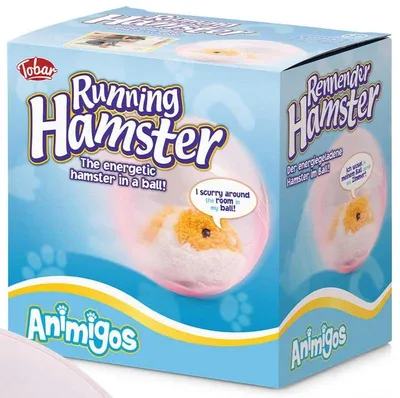 Produktbild von Tobar Hamster Spielzeug ANIMIGOS laufender Hamster interaktiv