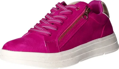 Produktbild von living UPDATED Damen-Schnürhalbschuh Pink-Weiß, Farbe:rot, EU Größe:37
