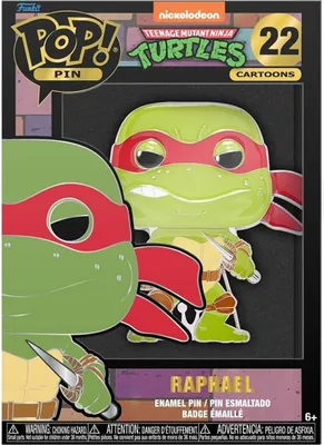 Produktbild von Funko Teenage Mutant Ninja Turtles POP! Pin Ansteck-Pin Raphael 10 cm