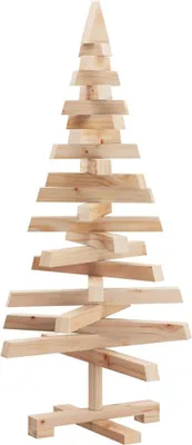 Imagen del producto de vidaXL Árboles de Navidad KOTKA, 90 cm, madera maciza de pino, color natural
