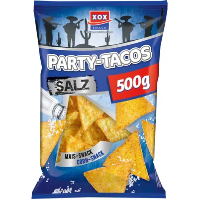 Produktbild von Xox Party Tacos Salz 500G