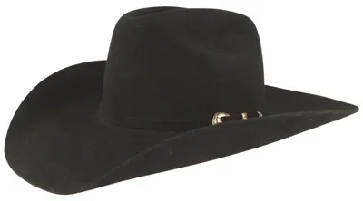 Bailey zeitloser fester Westernhut "Luzerne" aus 100% Wolle in schwarz