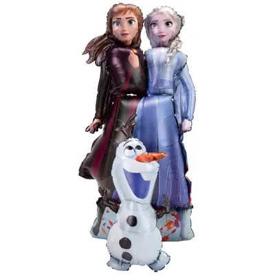 Produktbild von Folienballon Airwalker Frozen 2 Elsa Anna Olaf 147cm