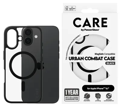 Immagine prodotto di Etui Care By Panzerglass Flagship Urban Case Z Magsafe Na Iphone 16 - Przezroczyste