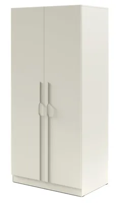 Produktbild von Kleiderschrank BRAGA BR3k 100 cm Kaschmir mit Metallgriffen TKmoebel