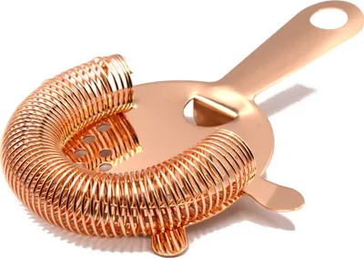 Produktbild von Barsieb / Strainer aus Edelstahl kupferfarbenes Cocktail Sieb