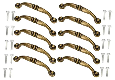 Produktbild von ® 10er Set Möbelgriff 96 mm Bügelgriff Bogengriff Schrankgriff Kommodengriff Schubladengriff Küchengriff Stangengriff
