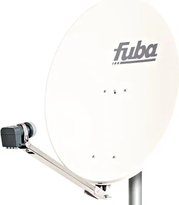 Produktbild von Fuba Sat-Antenne DAL 804 W mit Quad LNB weiß (80 cm)