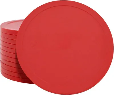 Immagine prodotto di CombiCraft Monete vergini in plastica Ø70mm Rosse - 100 pezzi