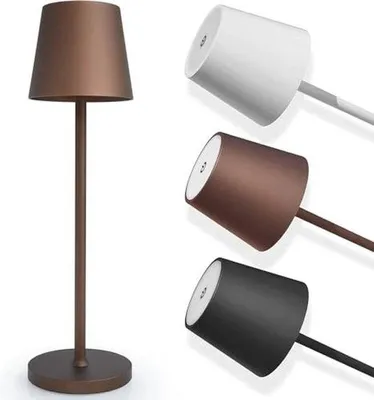 Productafbeelding van Oplaadbare LED Tafellamp met 3 Lichttemperaturen en Modern Design