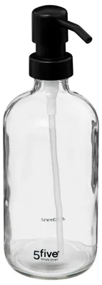 Produktbild von 5five Seifenpumpe/Spender - Glas - transparent - 450 ml