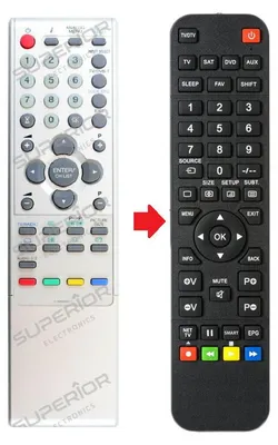 Produktbild von Ersatz Fernbedienung passend für Orion TV-19PL110D | TV26RN10D | TV32LF20D