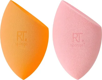 Zdjęcie produktu dla Real Techniques Iconic Blend + Set Sponge Duo Zestaw gąbek do makijażu, 2 sztuki
