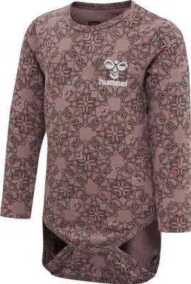 Produktbild von hummel hmlFIA langarm Baby-Body 8100 - deep taupe 56