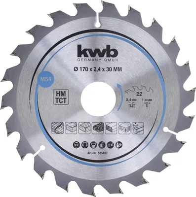 Image de kwb 585457 Lame de scie circulaire, 1 pièce