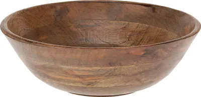 Produktbild von HOME STYLING COLLECTION Salatschüssel Holzschüssel aus MANGOHOLZ zum Servieren von Gerichten 30 cm