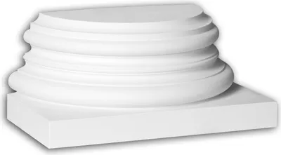 Produktbild von Profhome 447301 Halbsäulen Sockel Fassadenstuck Säule Fassadenelement