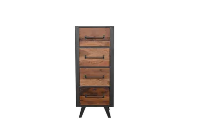 Produktbild von Kommode Altholz Metall 50x120x45 cm