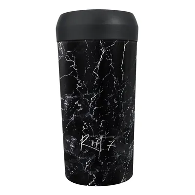 Image de Root7 - Coffee Thermobecher 360ml anti-fuite - Gobelet isolant, Gobelet à café à emporter, revêtement céramique, Gobelet à café thermique, Coffee Cup - Thermotasse Black Marble