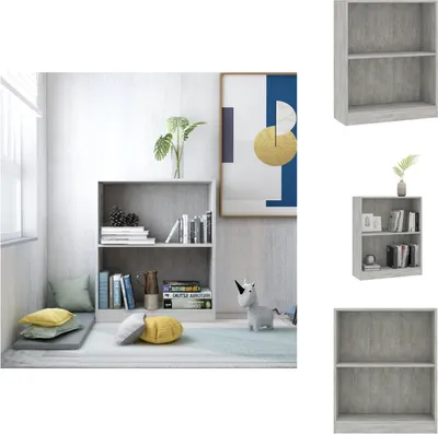 A collage of images showing a bookshelf in a room setting and separate images of bookshelves.