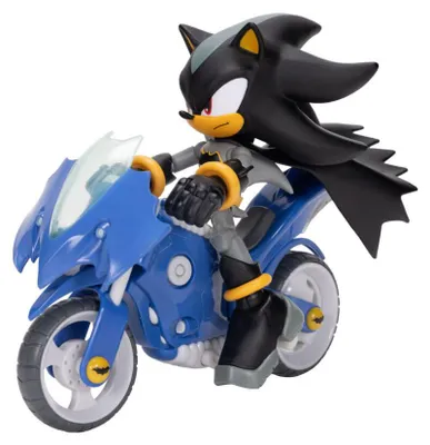 Image de Figurine Sonic the Hedgehog Shadow avec Batcycle, 12 cm