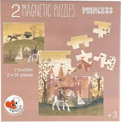 Obrázek produktu pro Magnetické puzzle Princezny, Egmont Toys
