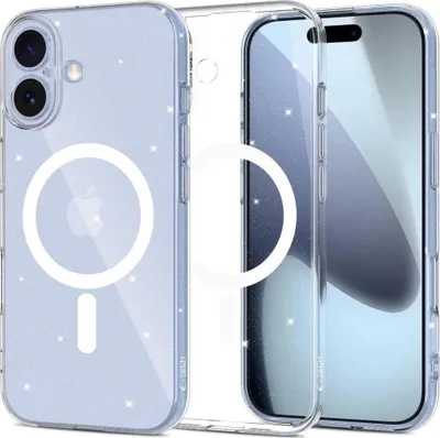 Obrázek produktu pro Tech-Protect Flexair Magsafe pouzdro pro Iphone 17- Transparentní a brokátové