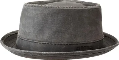 Produktbild von Stetson Hut Uni Pork Pie CO/PES schwarz M